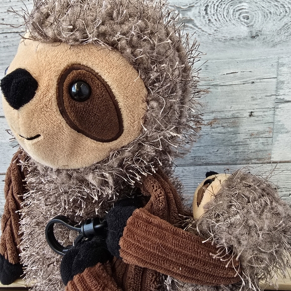 Scentsy Buddy Suzie the Sloth And Baby Stuffed Animal Plush 18" - Picture 5 of 9